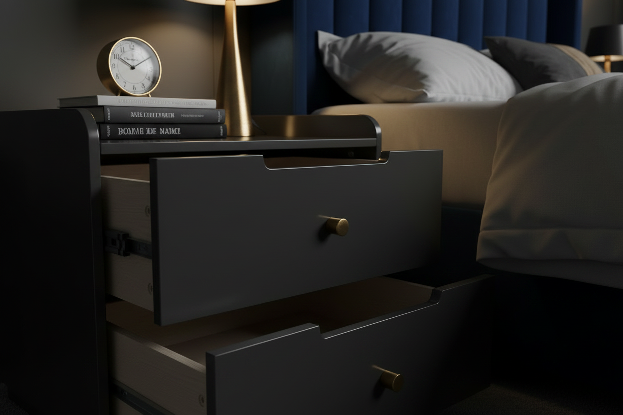 Two-Drawer Bedside Table