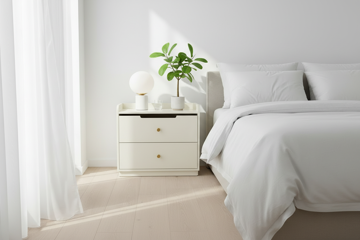 Two-Drawer Bedside Table