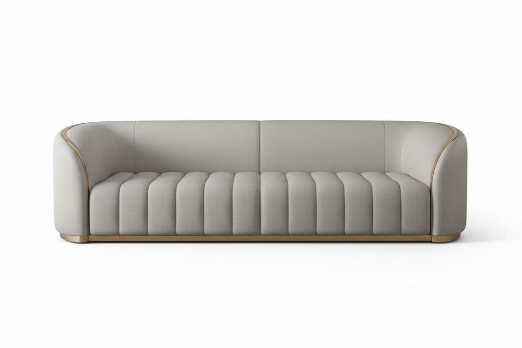 Riviera Gold-Trim Sofa