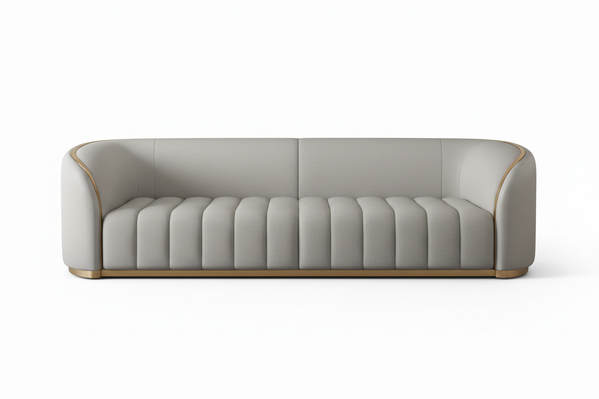 Riviera Gold-Trim Sofa