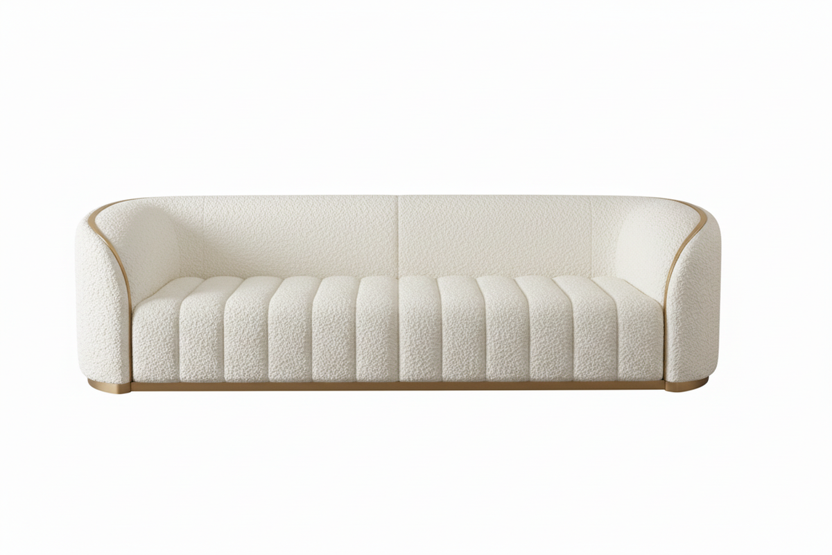 Riviera Gold-Trim Sofa