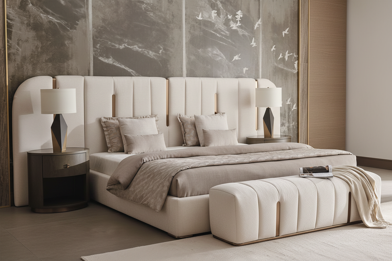Vals Bedroom Suite - three-quarter angle