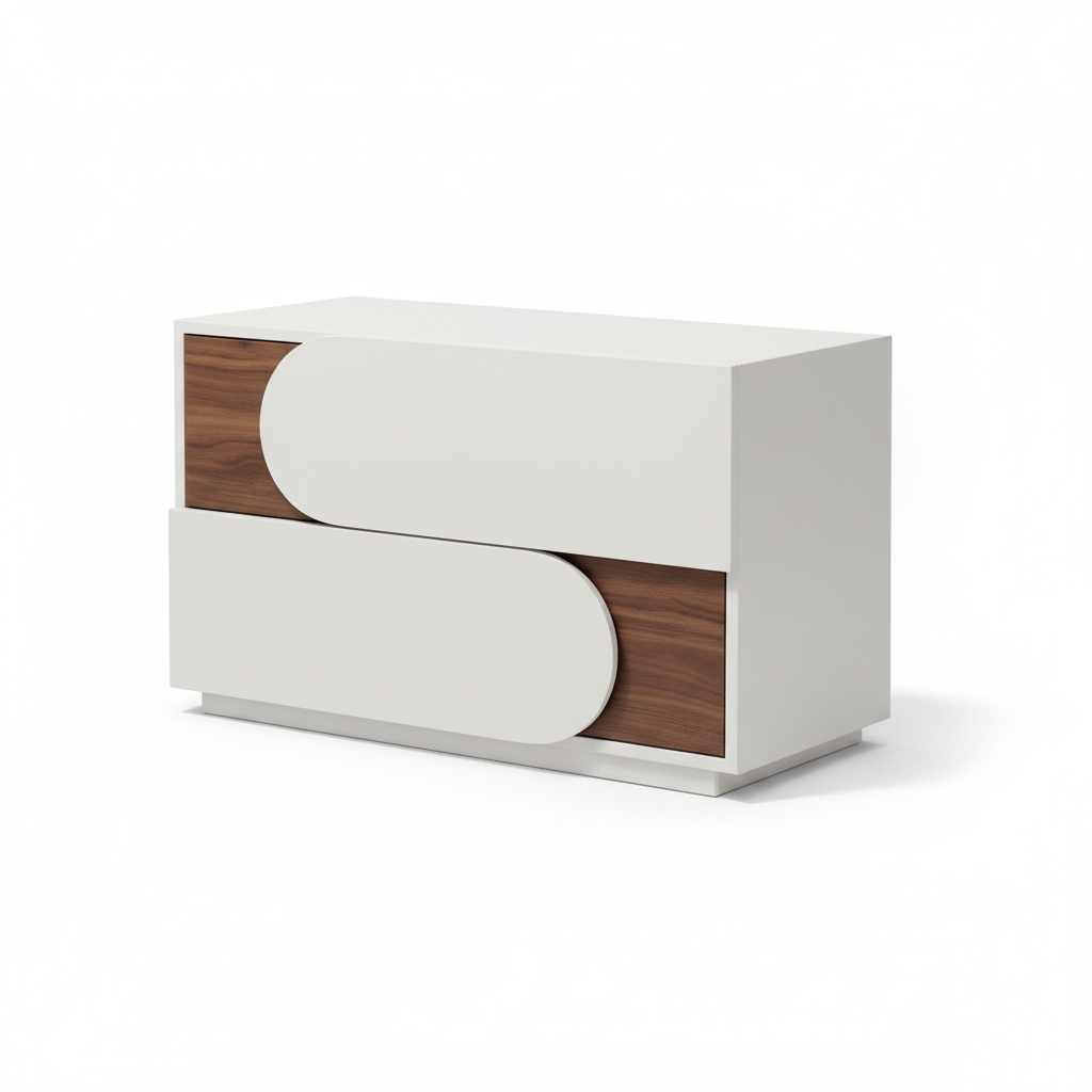 Luxe Curve Bedside Table