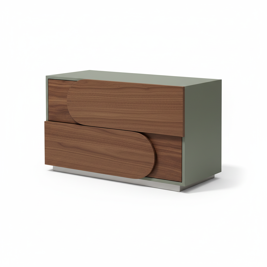 Luxe Curve Bedside Table