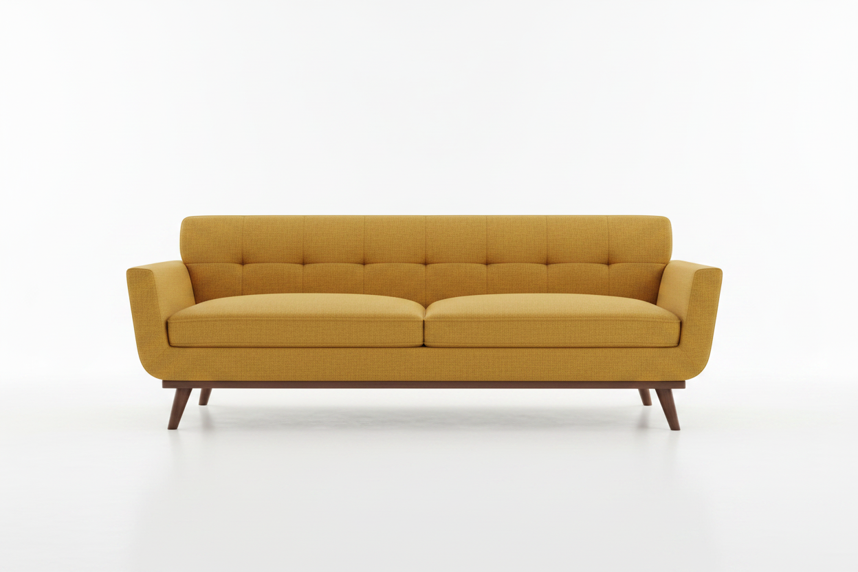 Mid-Century Modern 3-Seater Sofa