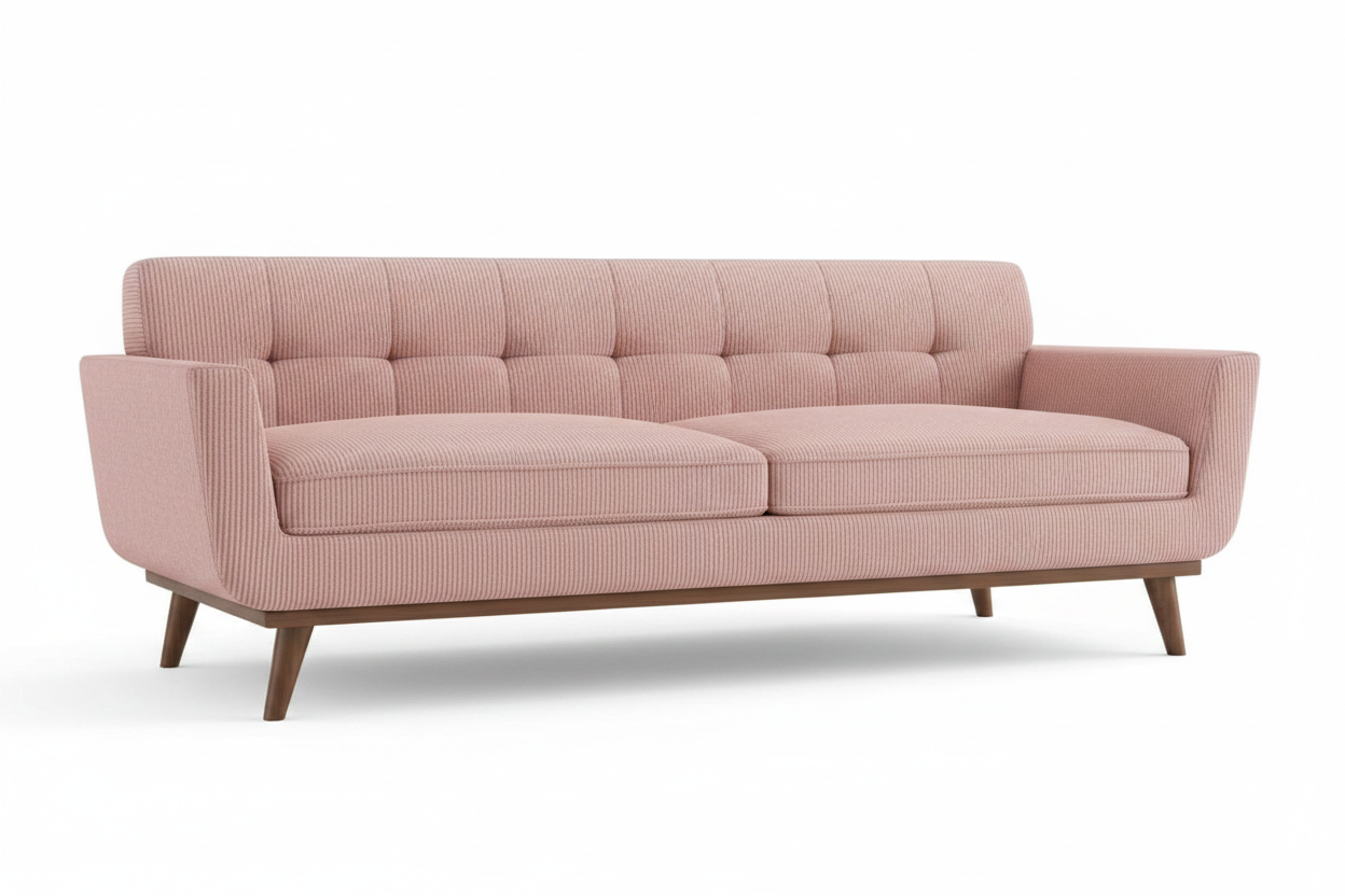 Mid-Century Modern 3-Seater Sofa