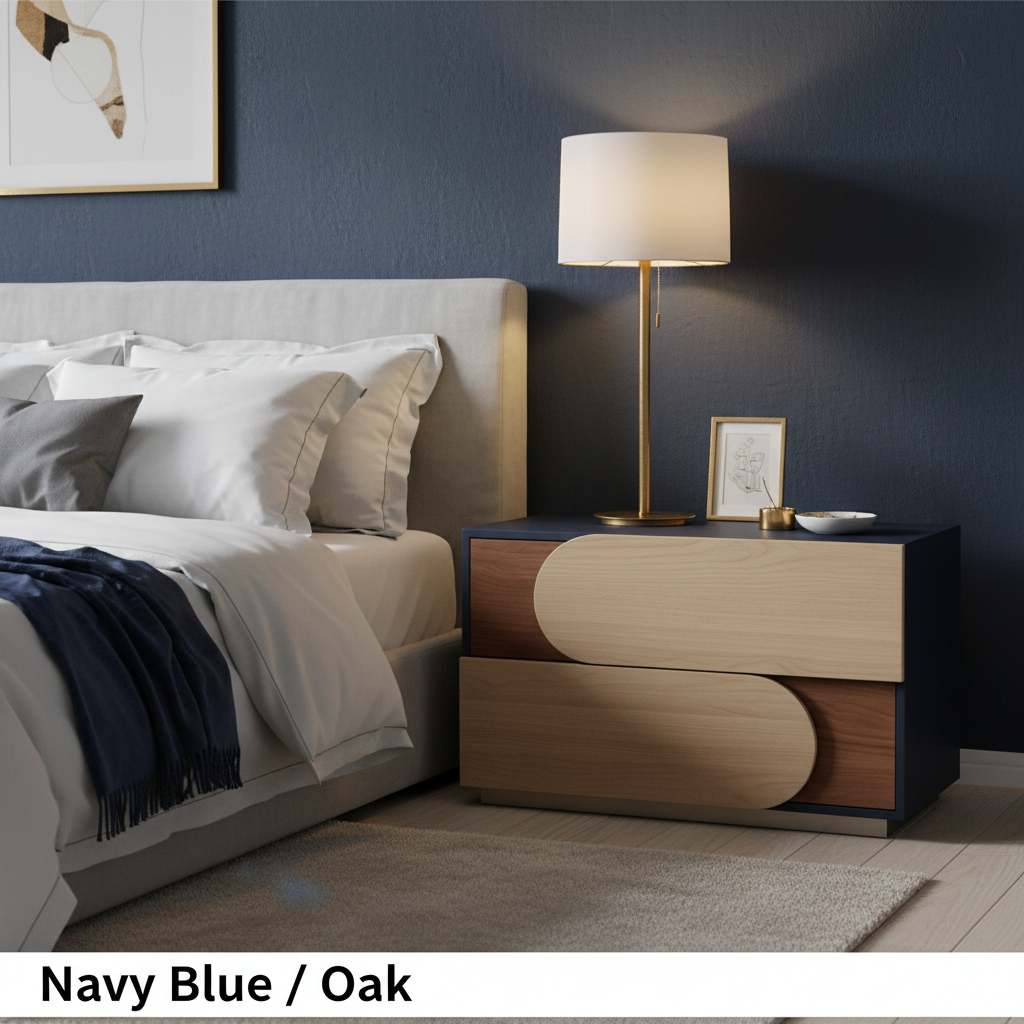 Luxe Curve Bedside Table