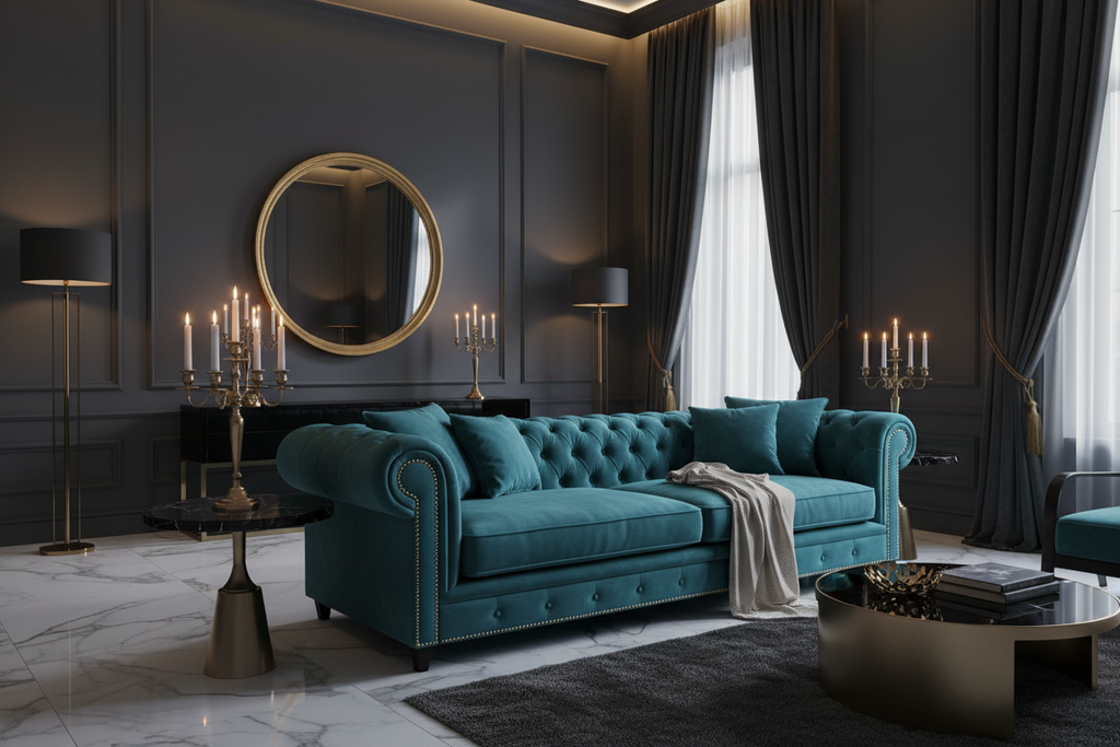 Chester 3-Seater Chesterfield Sofa