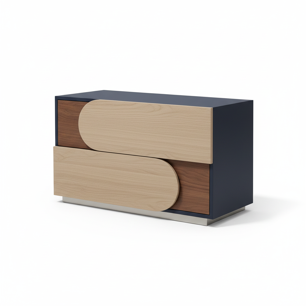 Luxe Curve Bedside Table