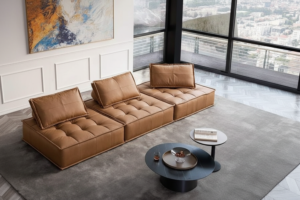 Zen Modular Floor Sofa - L-shape configuration