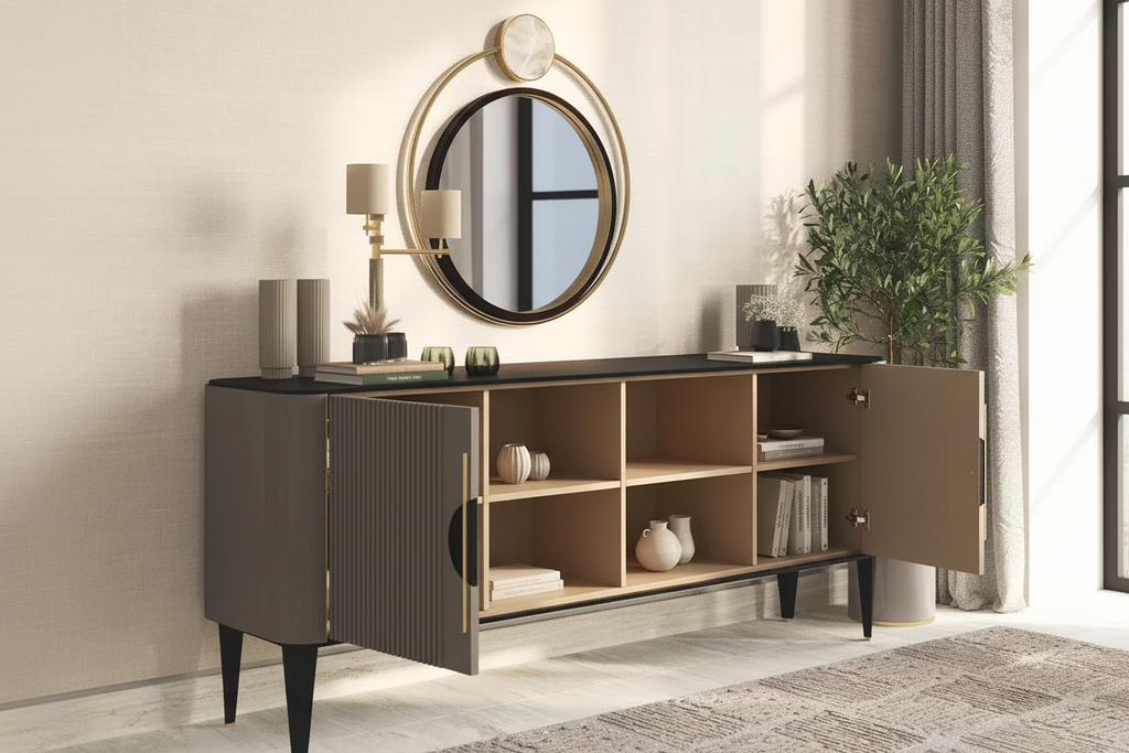Aurelius Sideboard - Doors Open