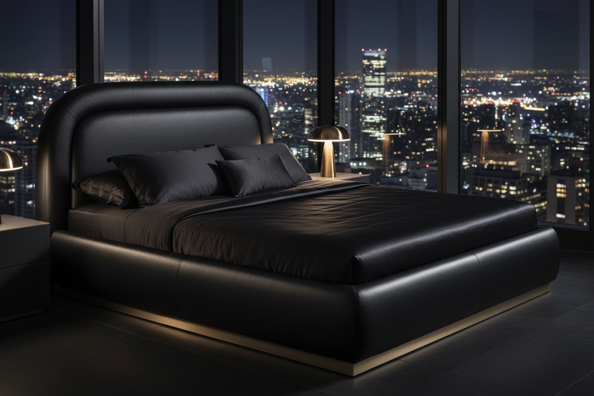 Luella Upholstered Wooden Plinth Base Storage Bed
