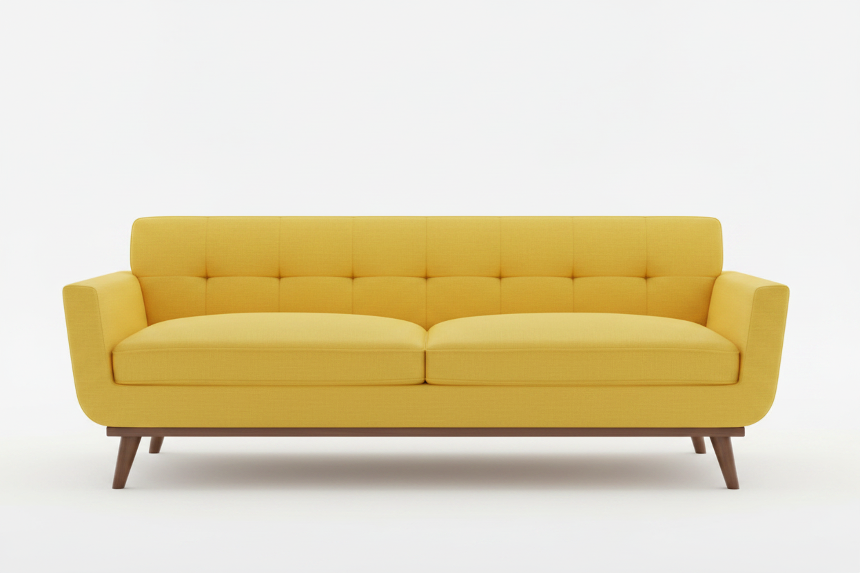 Mid-Century Modern 3-Seater Sofa