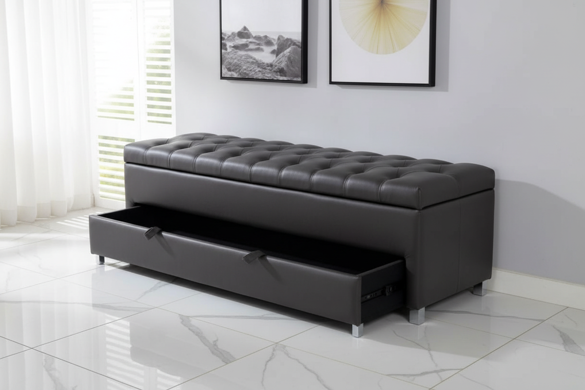 Chester Tufted Storage Blanket Box