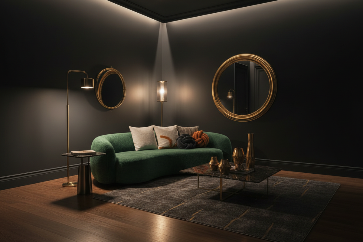 Moon Couch - Boucle / Green
