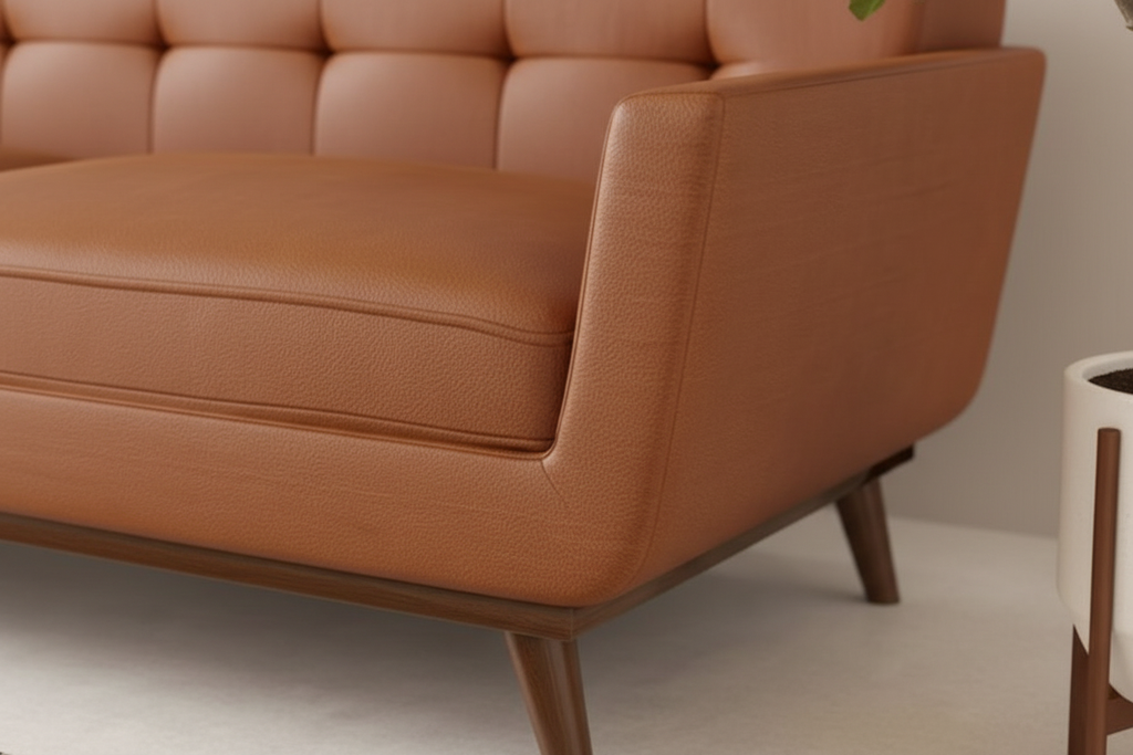 Mid-Century Modern 3-Seater Sofa