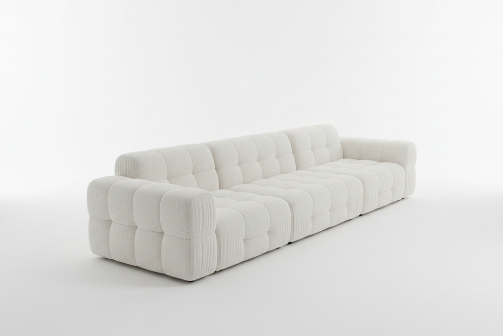 Cloud Bubble Grid Sectional - side profile view