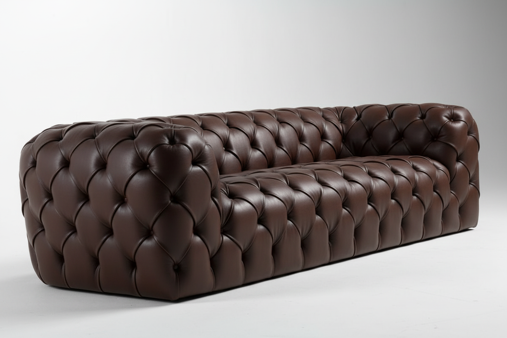 Fully Tufted Chesterfield Sofa