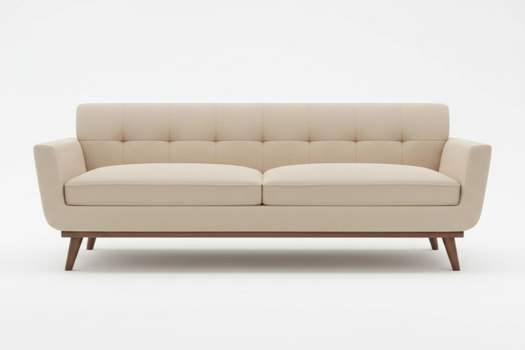 Mid-Century Modern 3-Seater Sofa