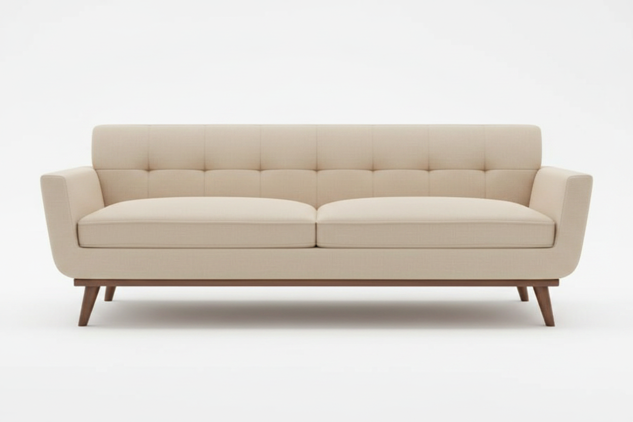 Mid-Century Modern 3-Seater Sofa