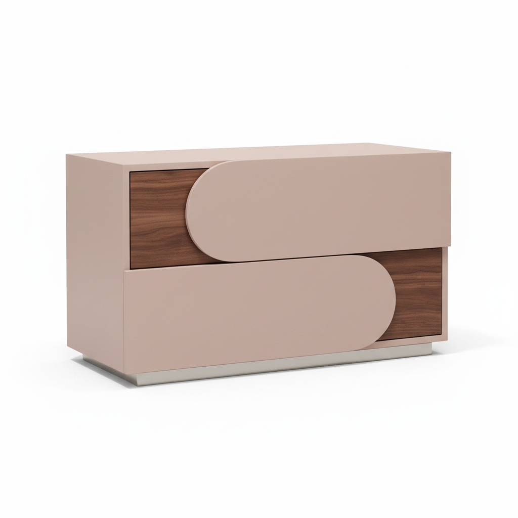 Luxe Curve Bedside Table