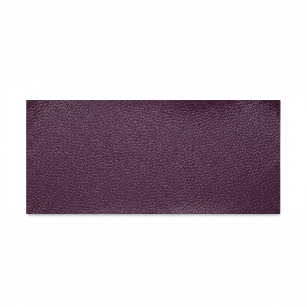 Nova Channel Tufted Sofa - Leather Purple