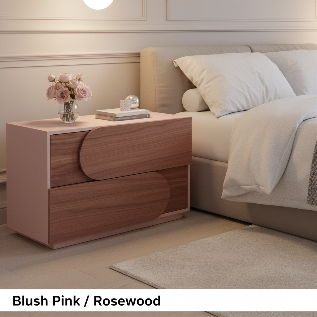 Luxe Curve Bedside Table