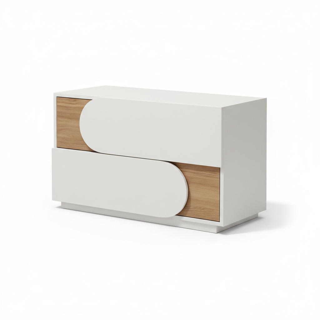 Luxe Curve Bedside Table