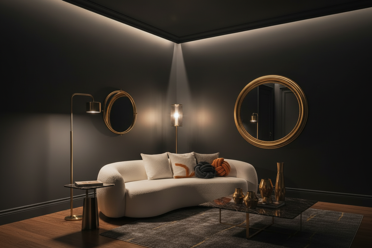 Moon Couch - Velvet / White
