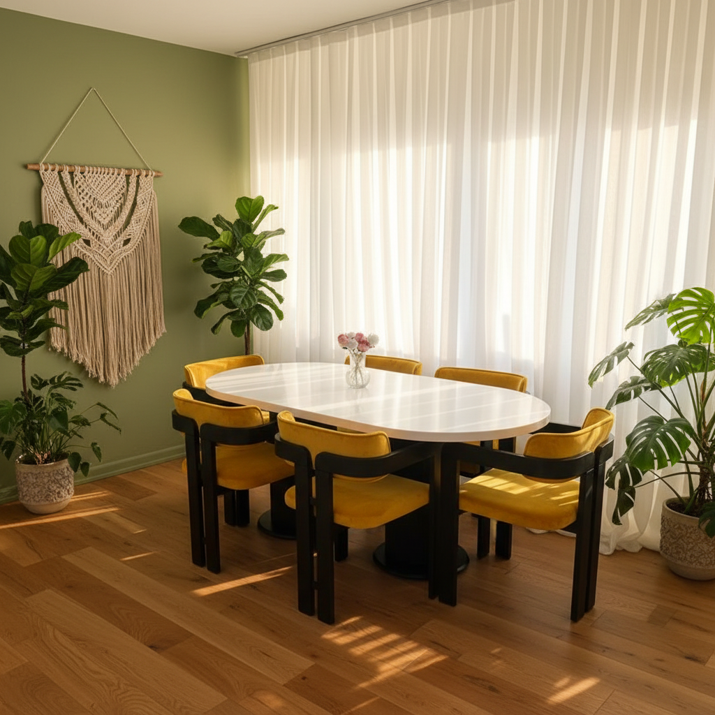 Diamond Oval Dining Room Set