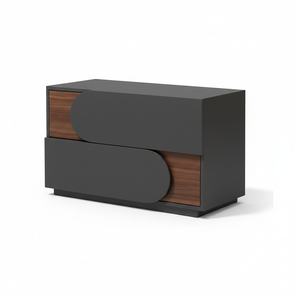 Luxe Curve Bedside Table