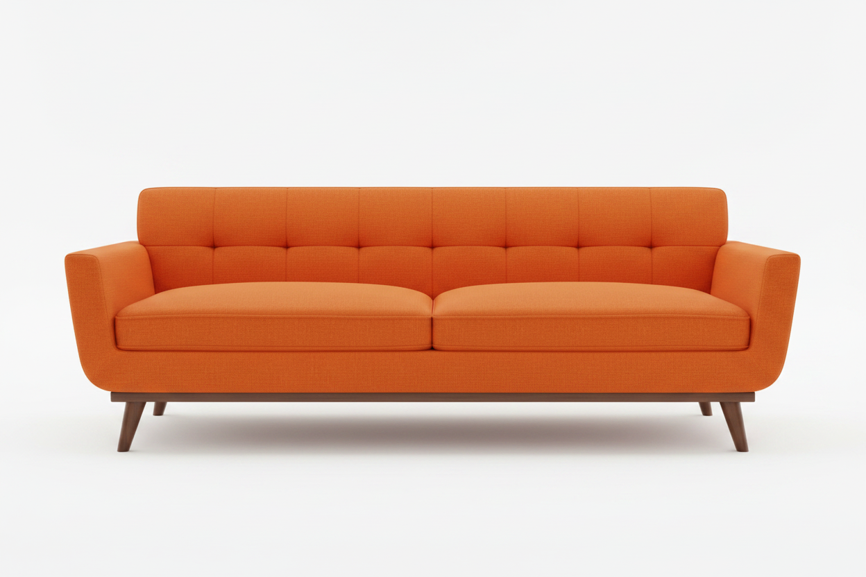 Mid-Century Modern 3-Seater Sofa