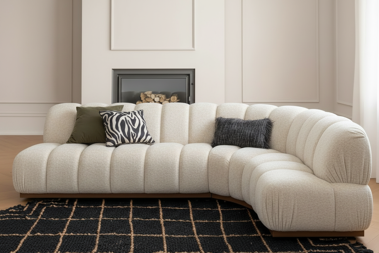 Marlow Sectional - Rose Brown Front