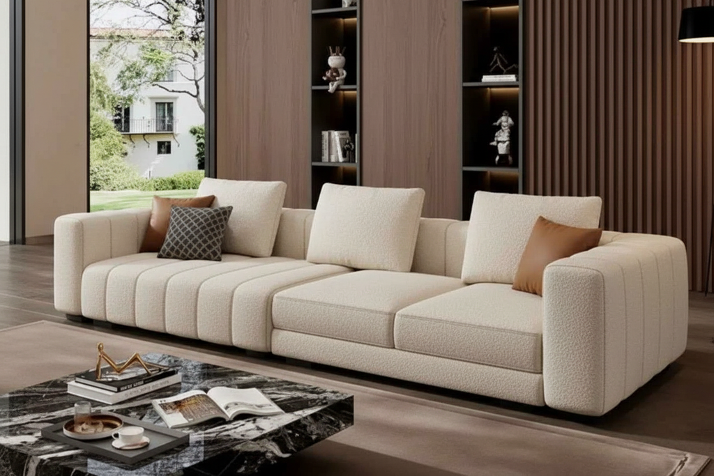 Mix Sofa - Cream Boucle