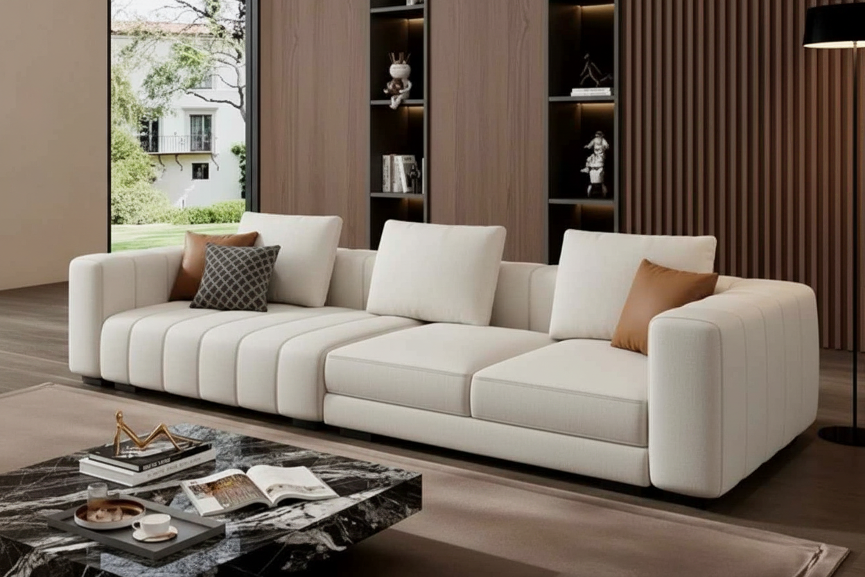 Mix Sofa - White Linen