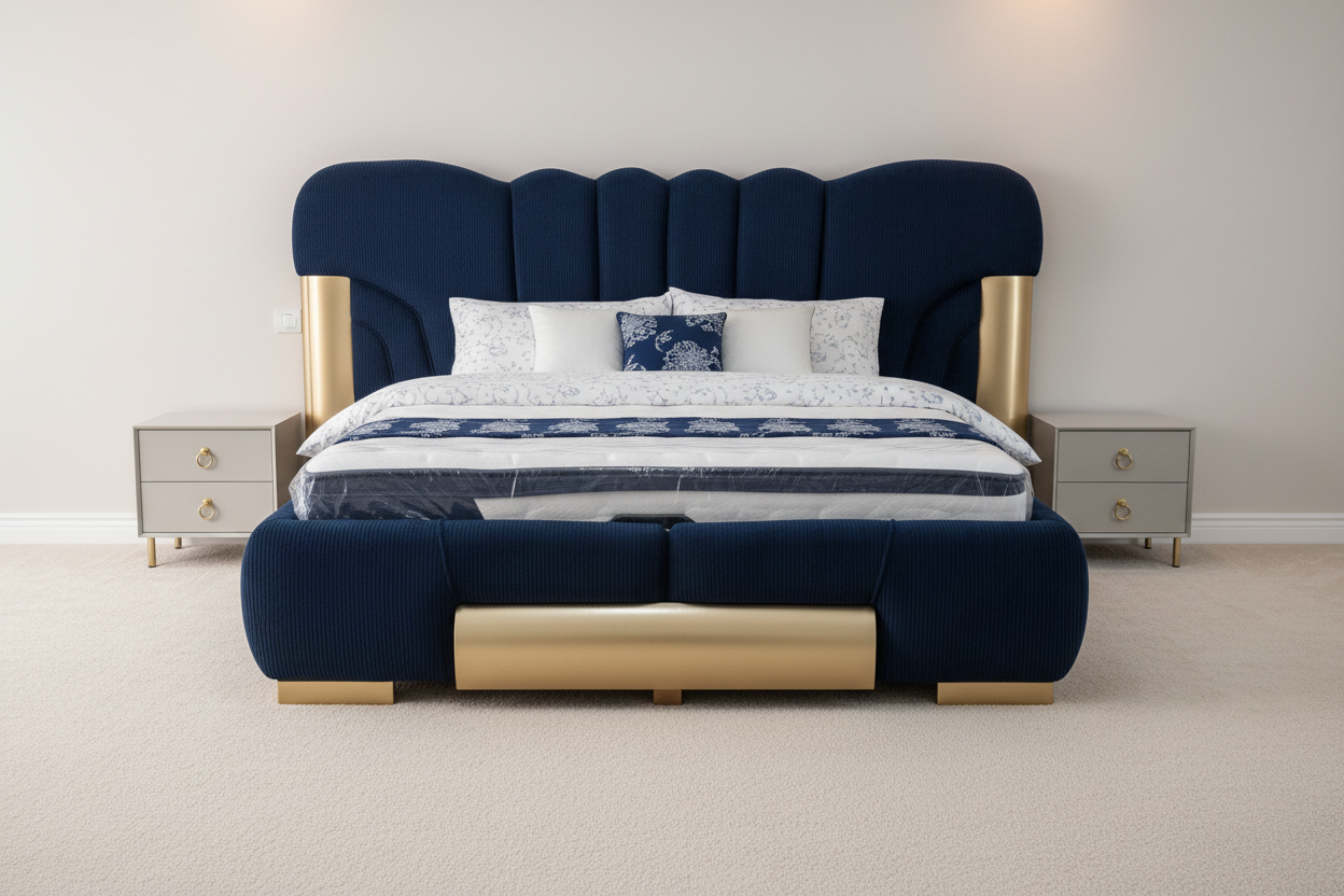Navy Blue Corduroy