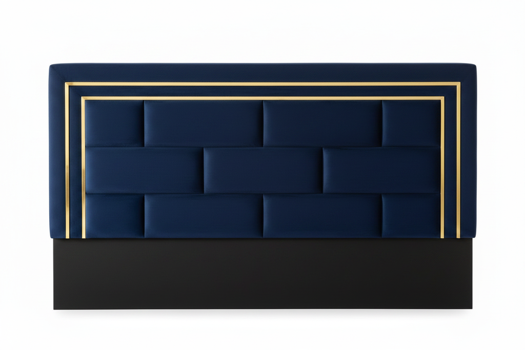 Navy Blue - Thicker Double Gold