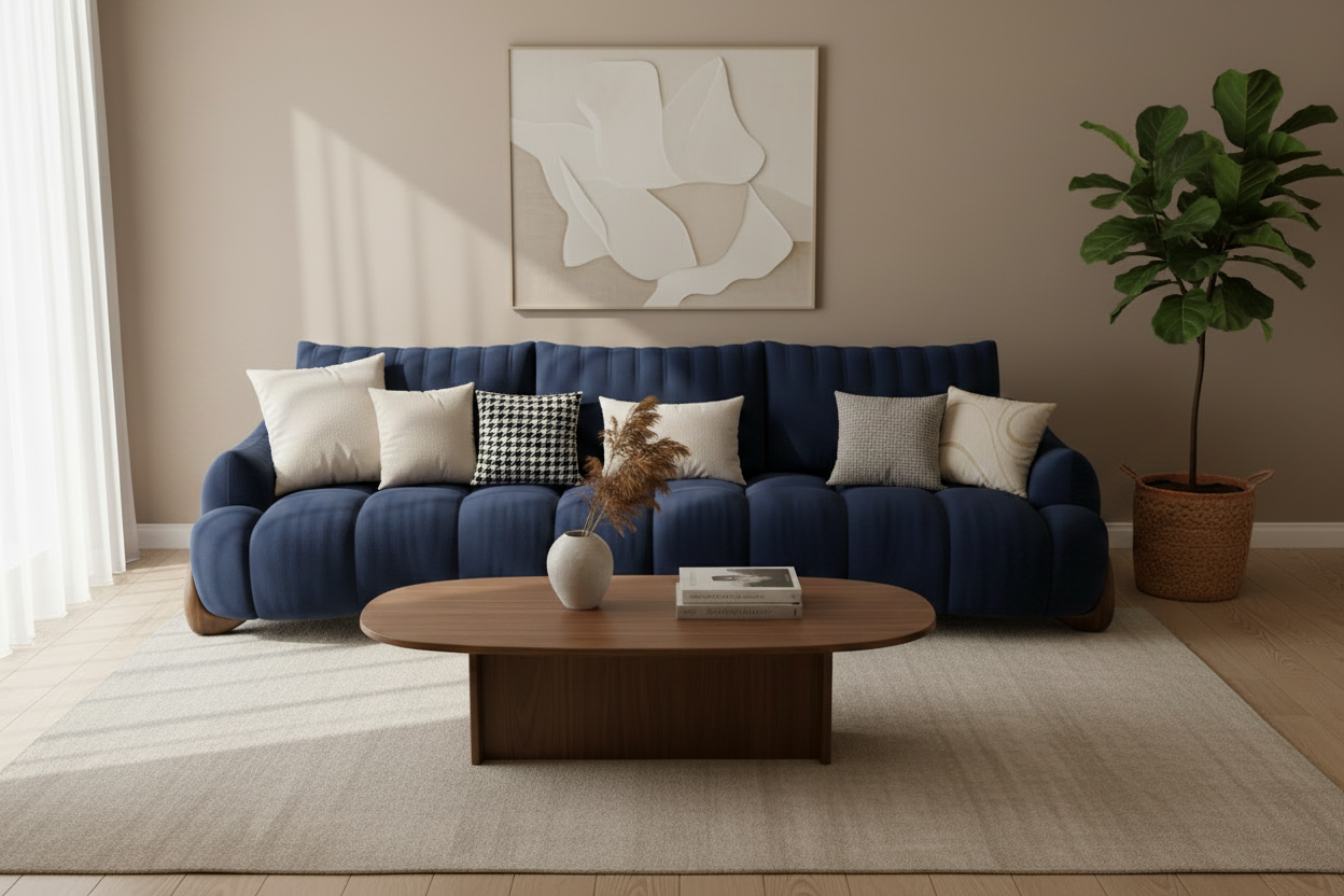 Navy Sofa