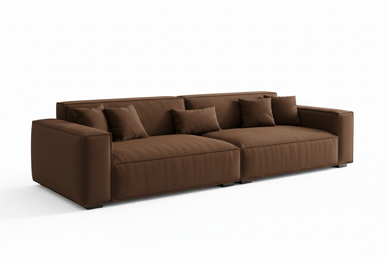 Novo Sofa - Brown Boucle
