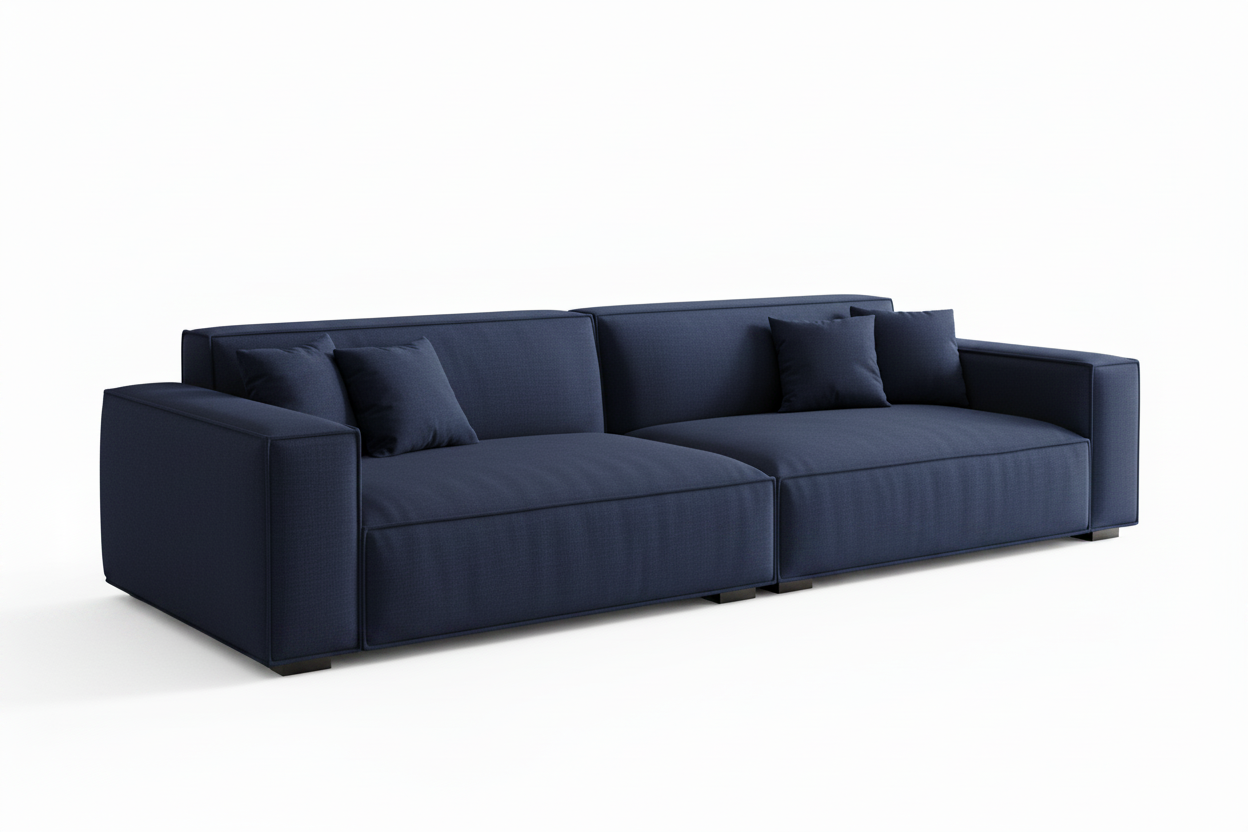 Novo Sofa - Navy Linen