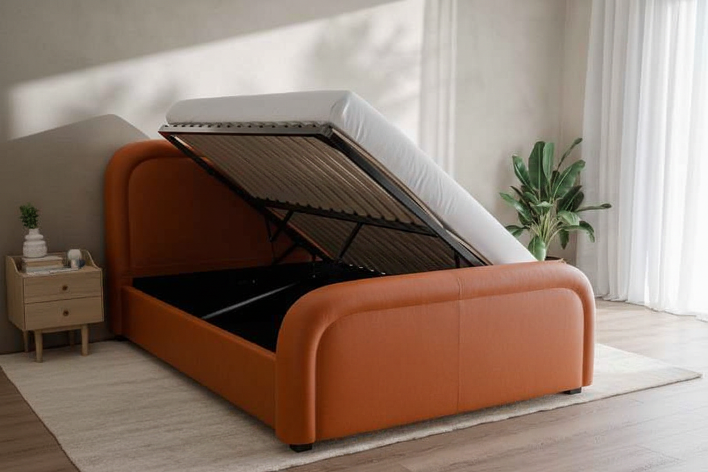 Orange Leather