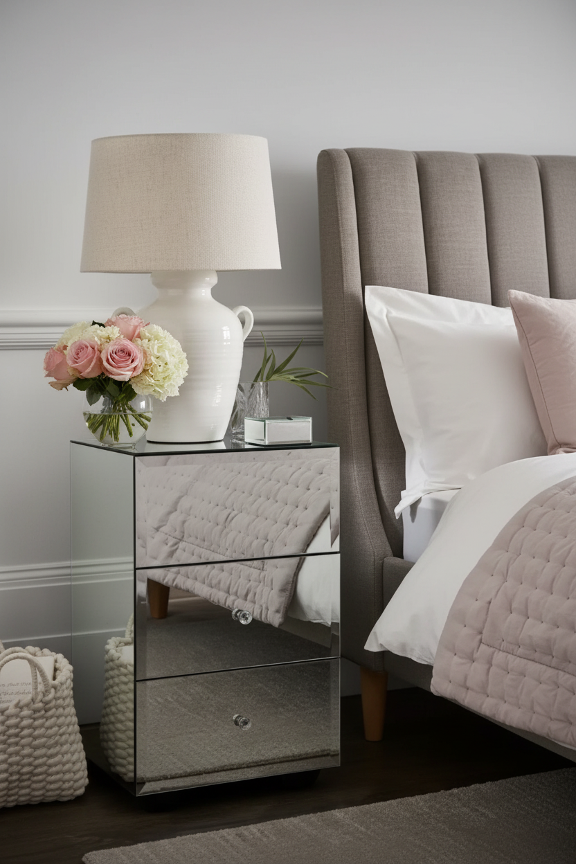 Pandora Side Table - Hollywood Regency