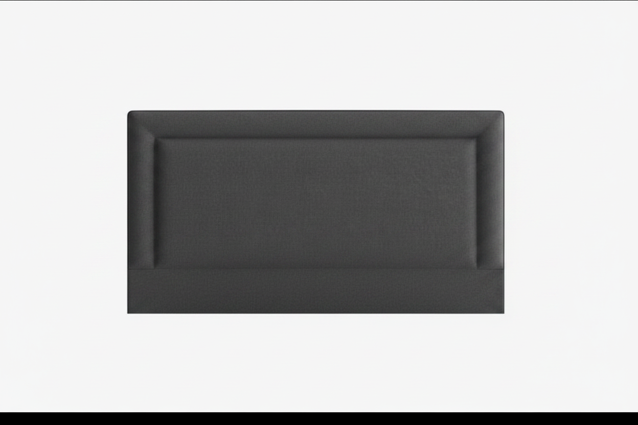 Panel Frame Headboard - Dark Gray