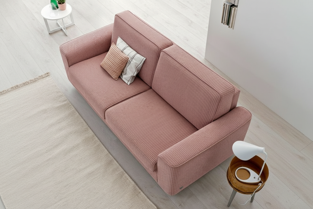 Pink Corduroy - 3/4 Rear