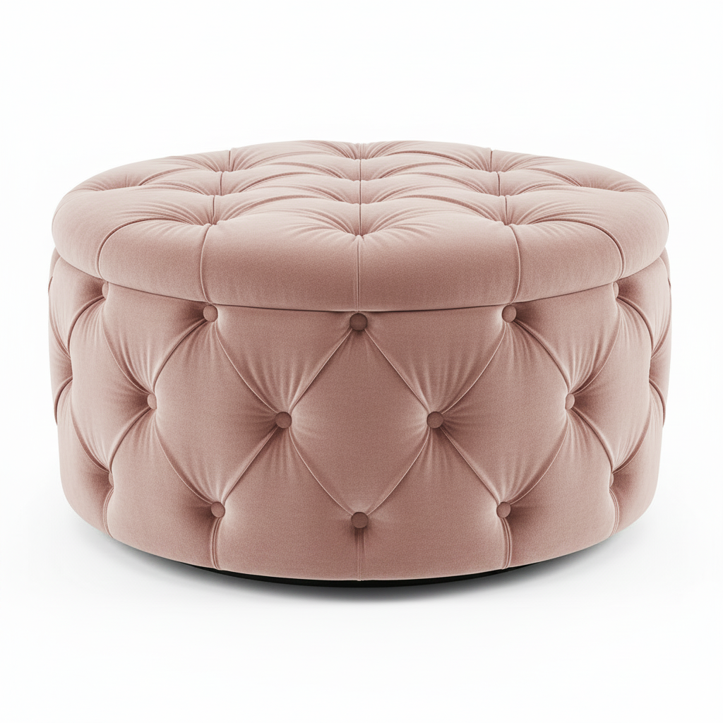 Pink Ottoman