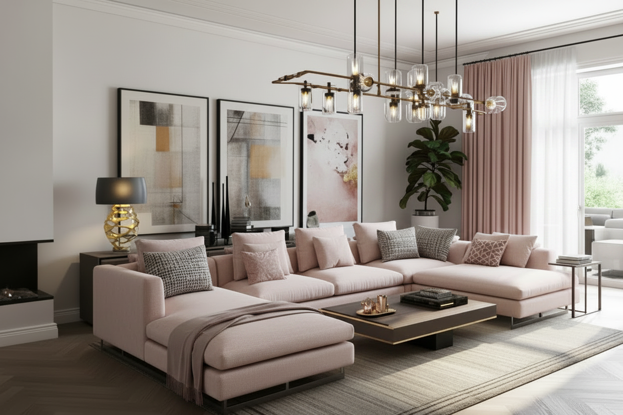 Pink Sofa