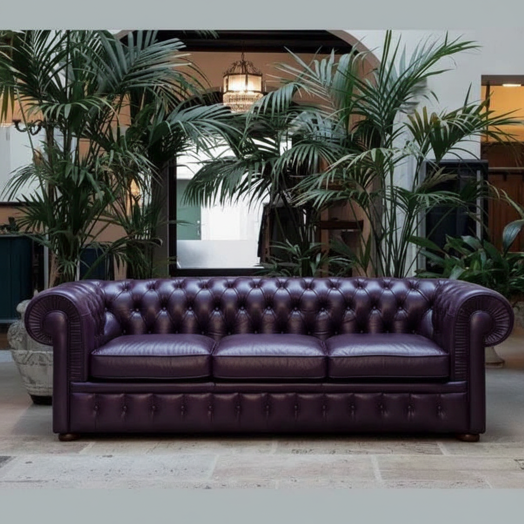 Purple Chesterfield Sofa