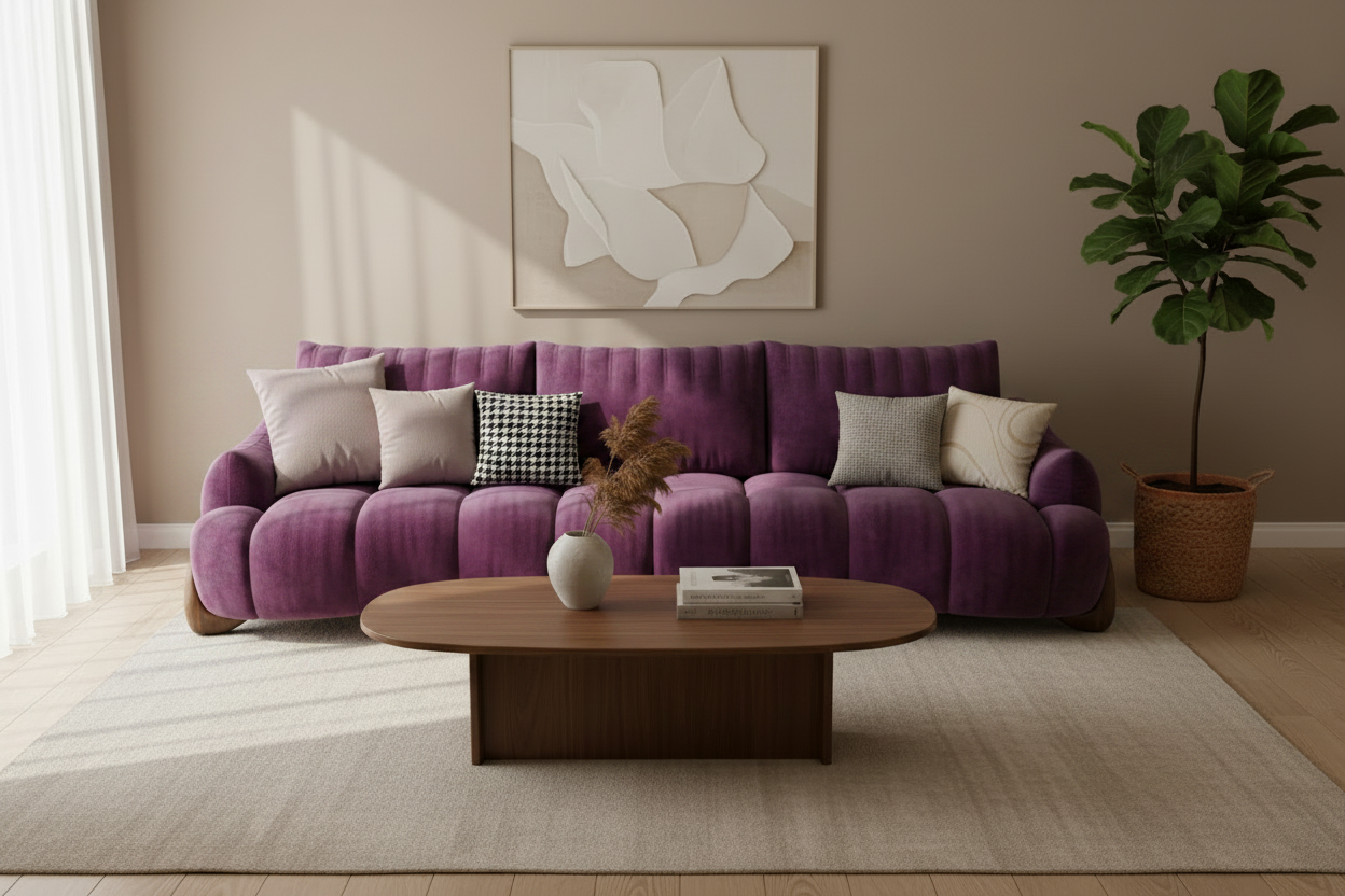 Purple Sofa