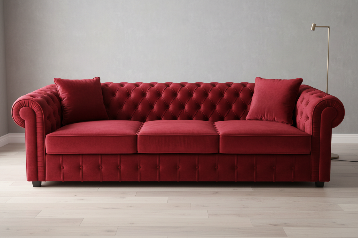 Red 3-Seater