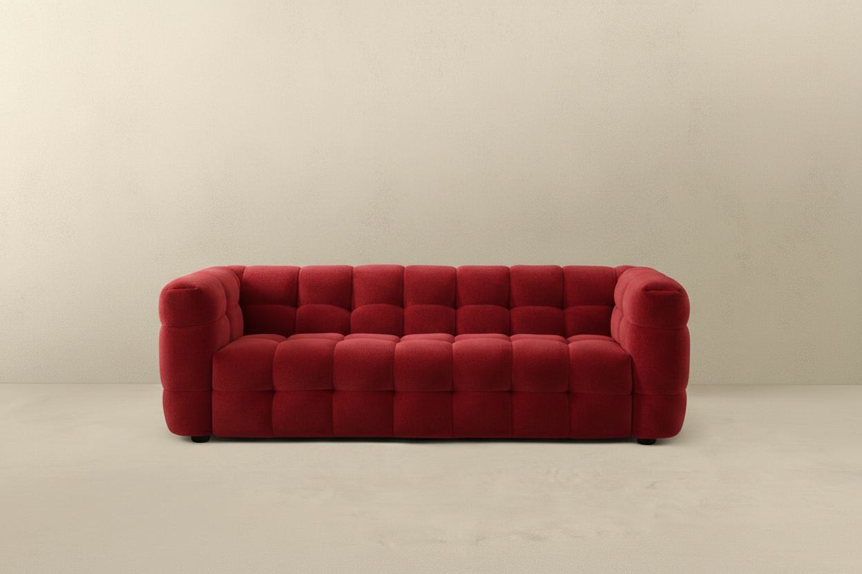 Red Cube Sofa